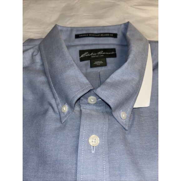 Eddie Bauer Relaxed Fit Button Up Shirt ~ Men's XLT. Brand New With Tags. - Picture 14 of 16